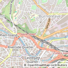 Map of Sheffield