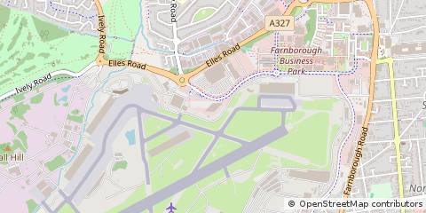 Map of Farnborough