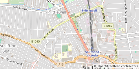 Map of Southend-on-SEA