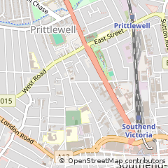 Map of Southend-on-SEA