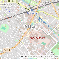 Map of Feltham