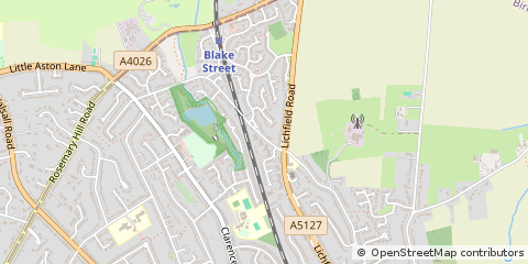 Map of Sutton Coldfield
