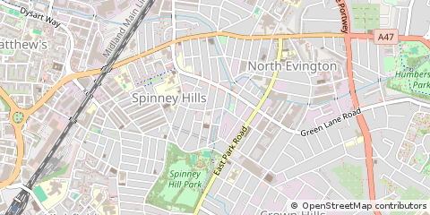 Map of Leicester