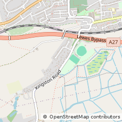 Map of Lewes, East Sussex