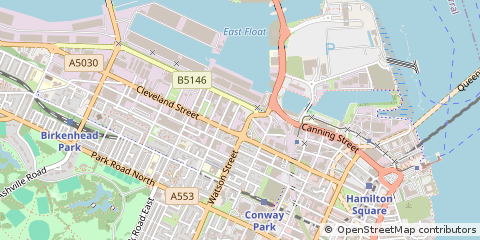 Map of Birkenhead