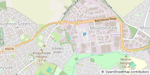 Map of Northants