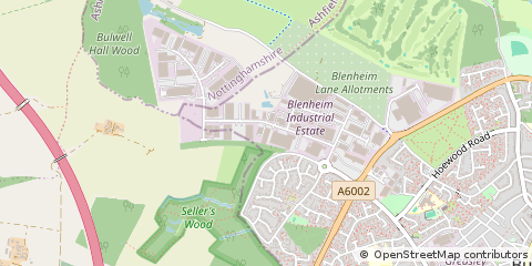 Map of Nottingham