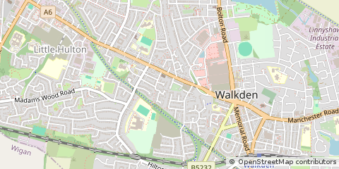 Map of Manchester