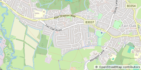 Map of Eastleigh, Hampshire