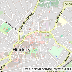 Map of Leicestershire, Nuneaton