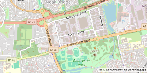 Map of Basildon