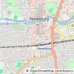 Map of Newbury, Berkshire