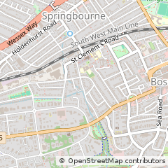 Map of Bournemouth
