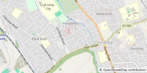 Map of Middlesbrough