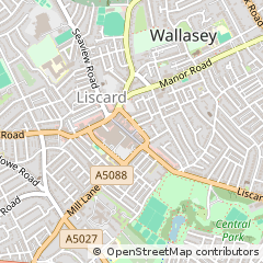 Map of Wallasey