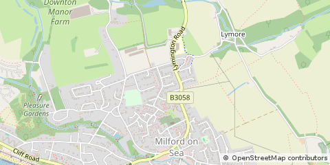 Map of Lymington, Hampshire