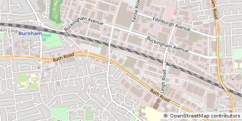 Map of Slough, Berkshire