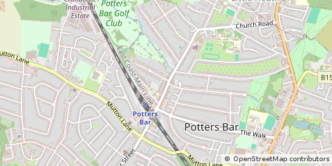 Map of Potters BAR, Herefordshire
