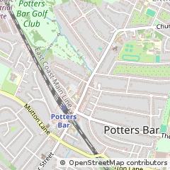 Map of Potters BAR, Herefordshire