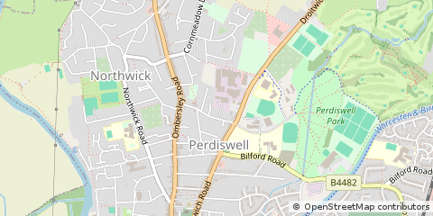 Map of Worcester
