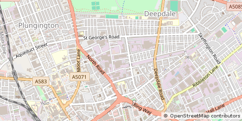 Map of Preston