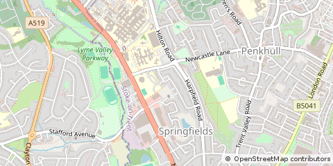 Map of Stoke-on-Trent