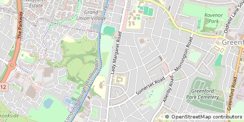Map of Southall
