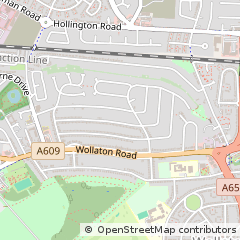 Map of Nottingham, Nottinghamshire