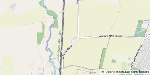 Map of Arlesey