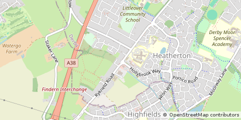 Map of Derby