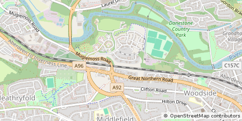 Map of Aberdeen
