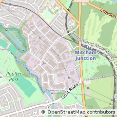Map of Mitcham