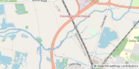 Map of Leicester