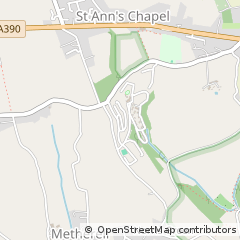 Map of NR Callington, Cornwall