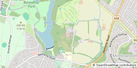 Map of Leeds