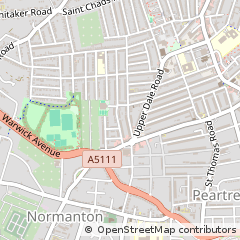 Map of Derby, Derbyshire