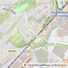 Map of Sheffield