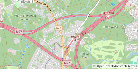 Map of Southampton, Hampshire