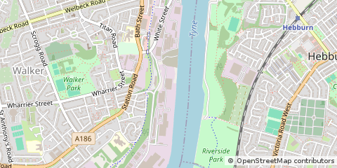 Map of Newcastle Upon Tyne