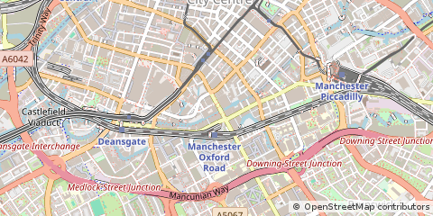Map of Manchester