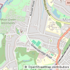 Map of Birmingham, West Midlands