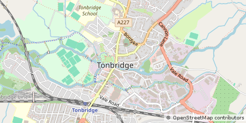Map of Tonbridge