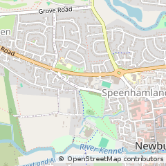 Map of Newbury, Berkshire