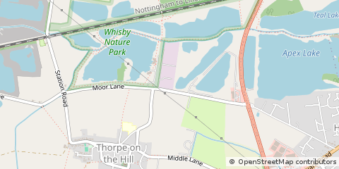 Map of Lincoln, Lincolnshire