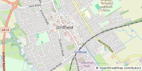 Map of Driffield, East Yorkshire