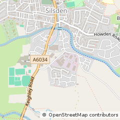 Map of Keighley, West Yorkshire