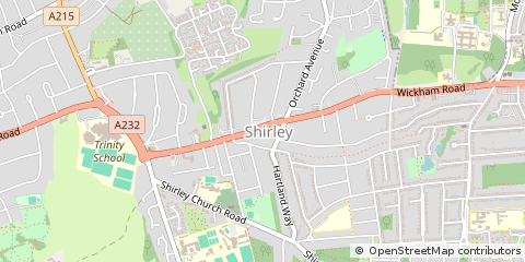 Map of Croydon