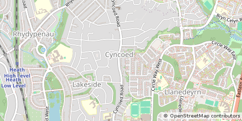 Map of Cardiff