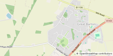 Map of Great Barton