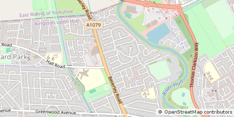Map of Hull